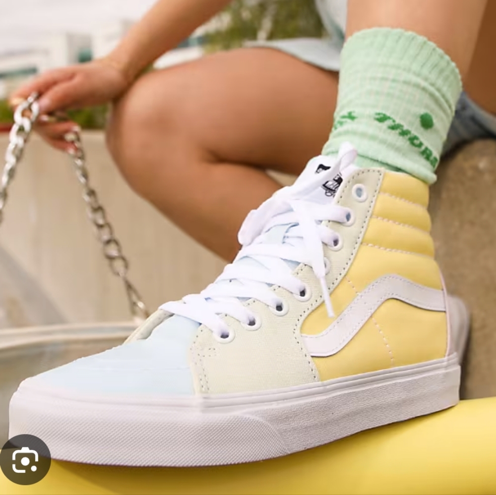 Vans Sk8 Hi Sneakers In Pastel Colorblock